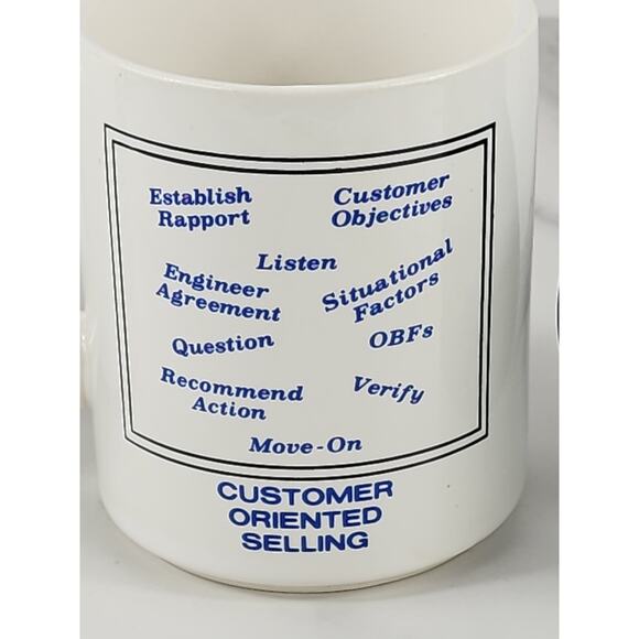IBM Computer Facility Automation Coffee Mug 10oz Teacup 90s System 3 1/2" x3 Vtg - Picture 9 of 13